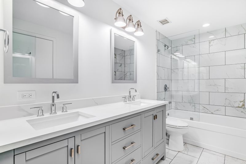 Contemporary Vanity and Fixtures