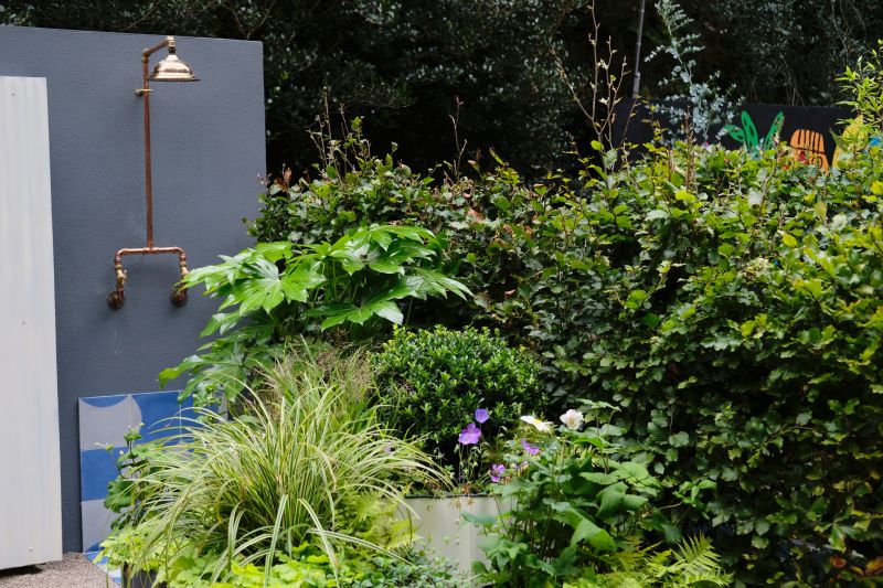 Completed Shower Setup